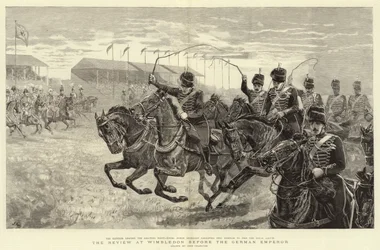 The Review at Wimbledon before the German Emperor